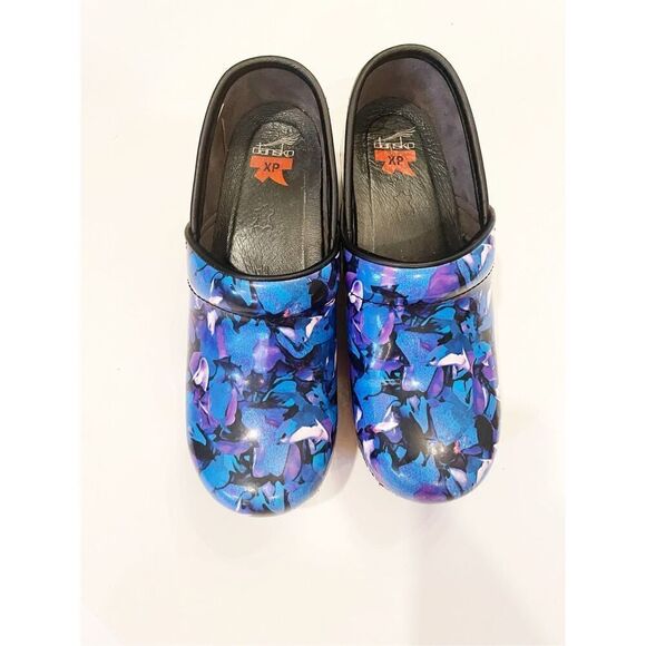 Dansko XP Peofessional Clogs Slip On Size 38 Blue Purple - Picture 4 of 8